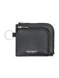 Double Vegas zip wallet Black Cow Leather