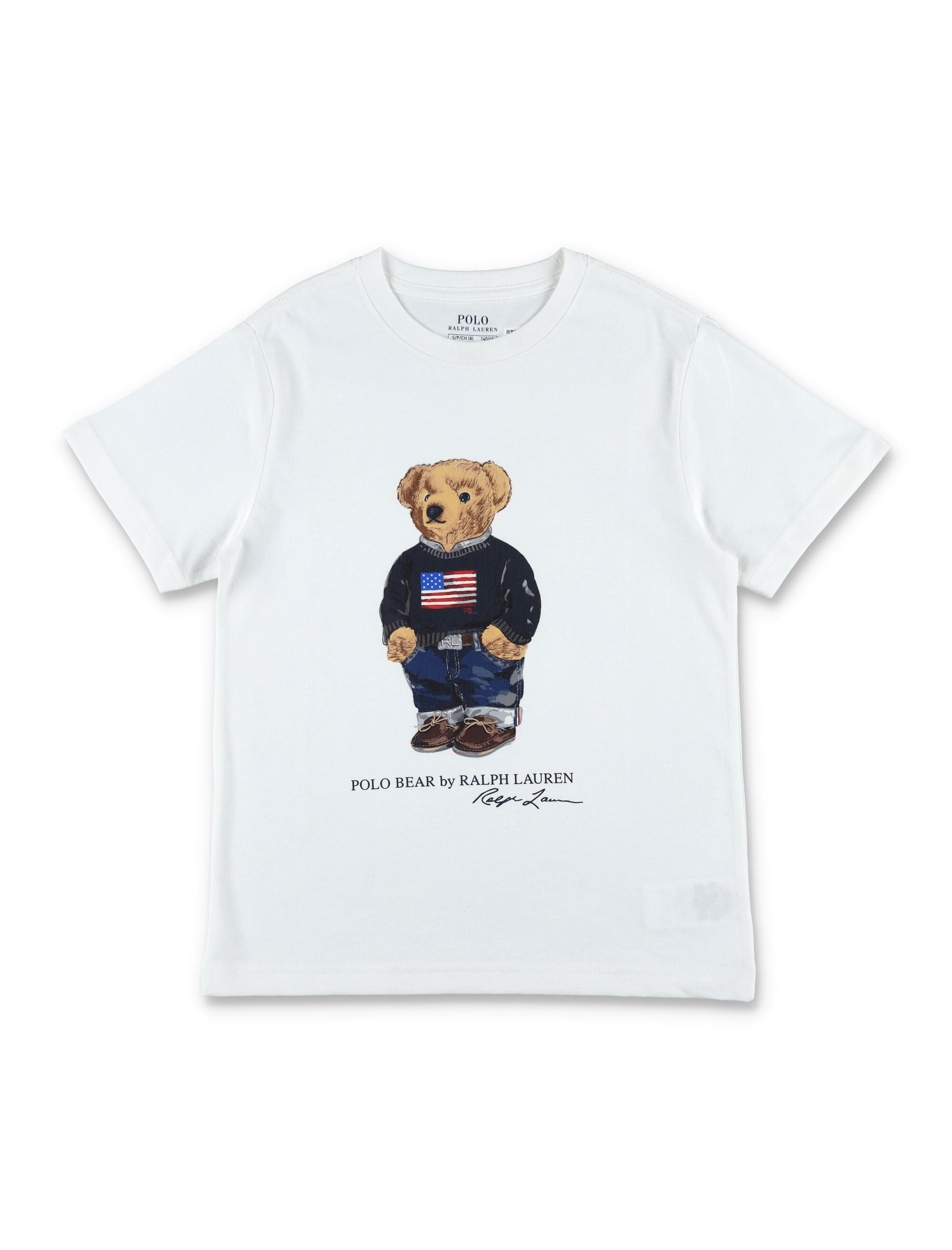 Kid - Polo Bear t-shirt White Cotton Tshirt