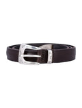 William leather belt Dark Brown