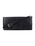 Tom Ford Double T Shoulder Bag Black Goat Leather Lining