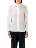 Cotton poplin shirt White
