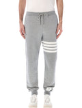 Thom Browne fleece sweatpants Light Grey Cotton Lining