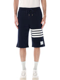 Thom Browne fleece sweatshorts Navy Cotton Lining Short