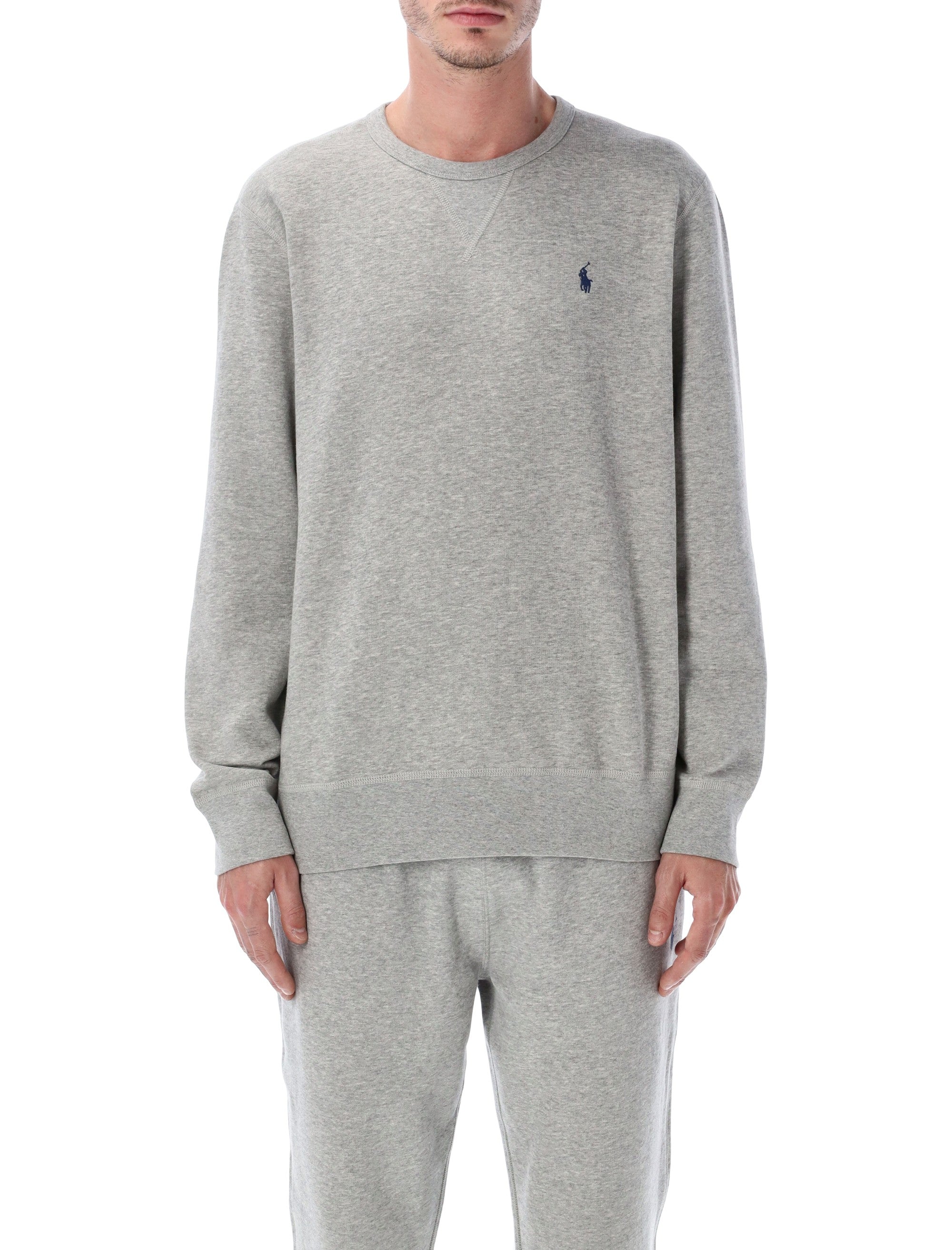 Polo Ralph Lauren cotton-blend crewneck sweatshirt Andover Grey