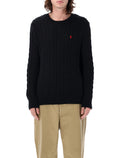 Polo Ralph Lauren cotton cable-knit sweater Black