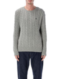 Polo Ralph Lauren cotton cable-knit sweater Grey Heather