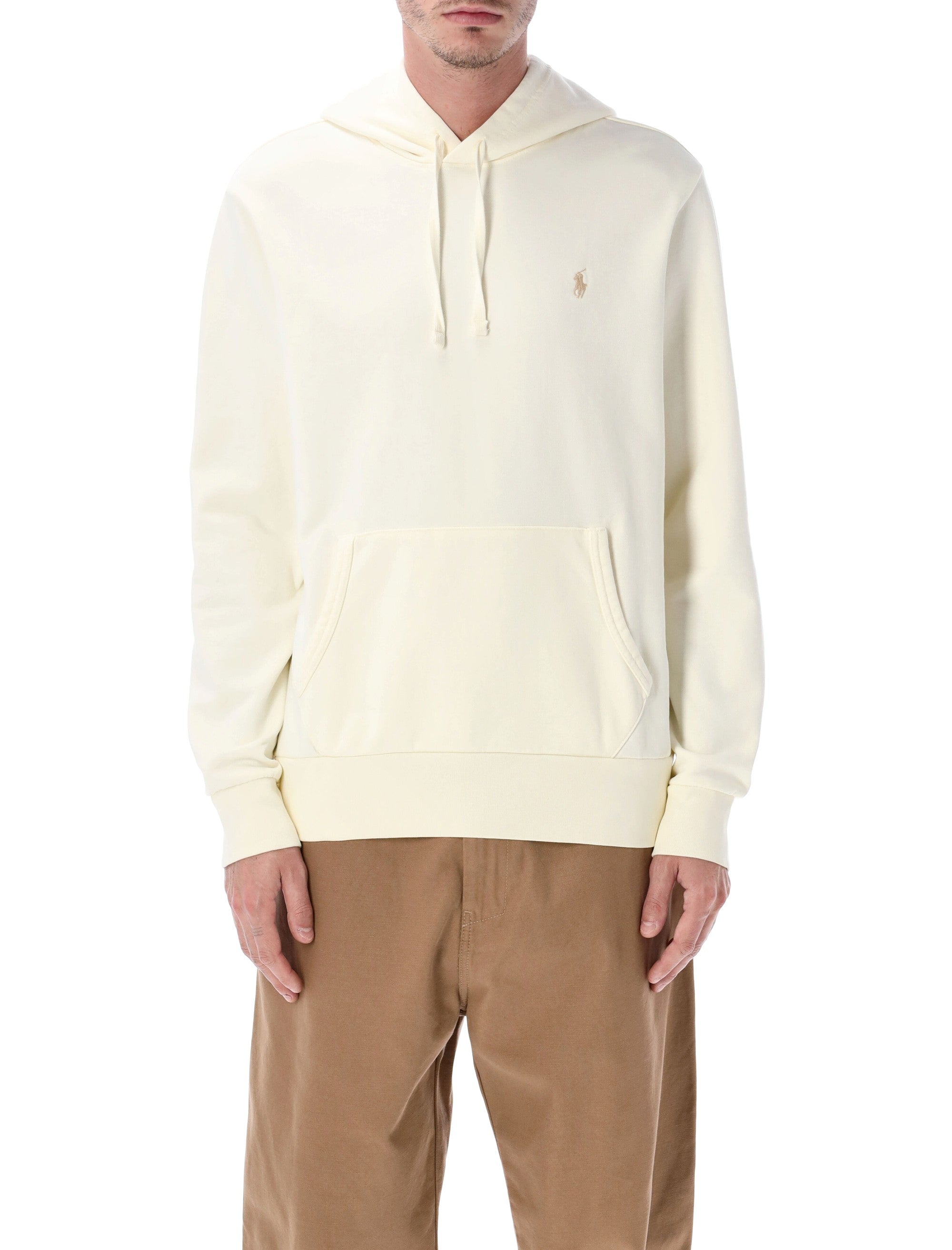 Loopback hooded sweatshirt Polo Ralph Lauren Cream Cotton