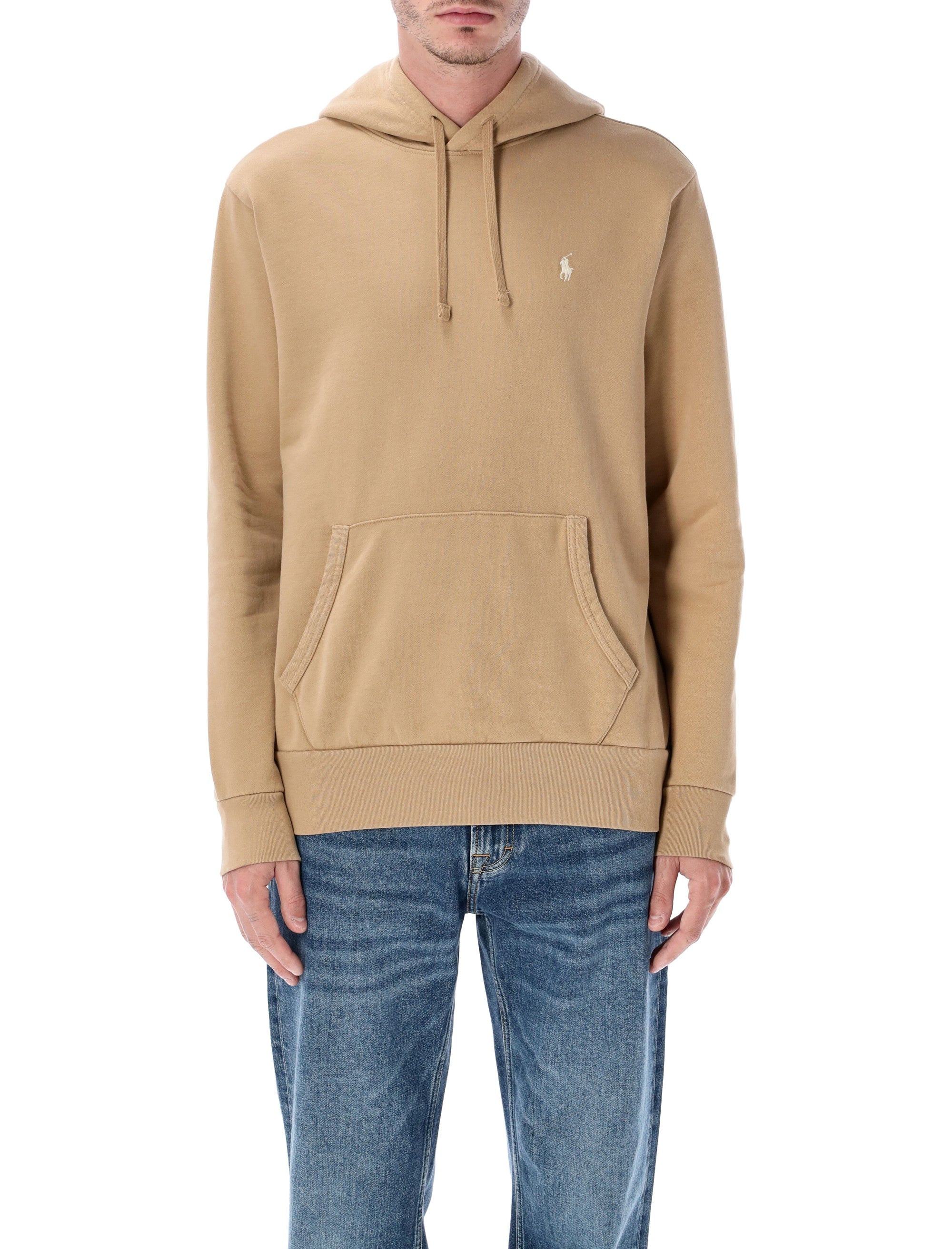 Loopback hooded sweatshirt Polo Ralph Lauren Camel Cotton