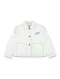 Bonpoint Larity organic denim jacket Ecru Cotton