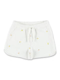 Bonpoint organic cotton Caroline Cherry sweatshorts Ecru Short