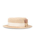 Bonpoint Kids Raffia Summer Hat Naturel Raphia