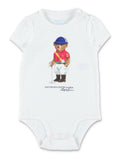 Polo Ralph Lauren baby Bear bodysuit White Cotton