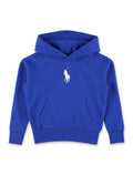 Polo Ralph Lauren hooded sweatshirt with logo for kids Blue Cotton