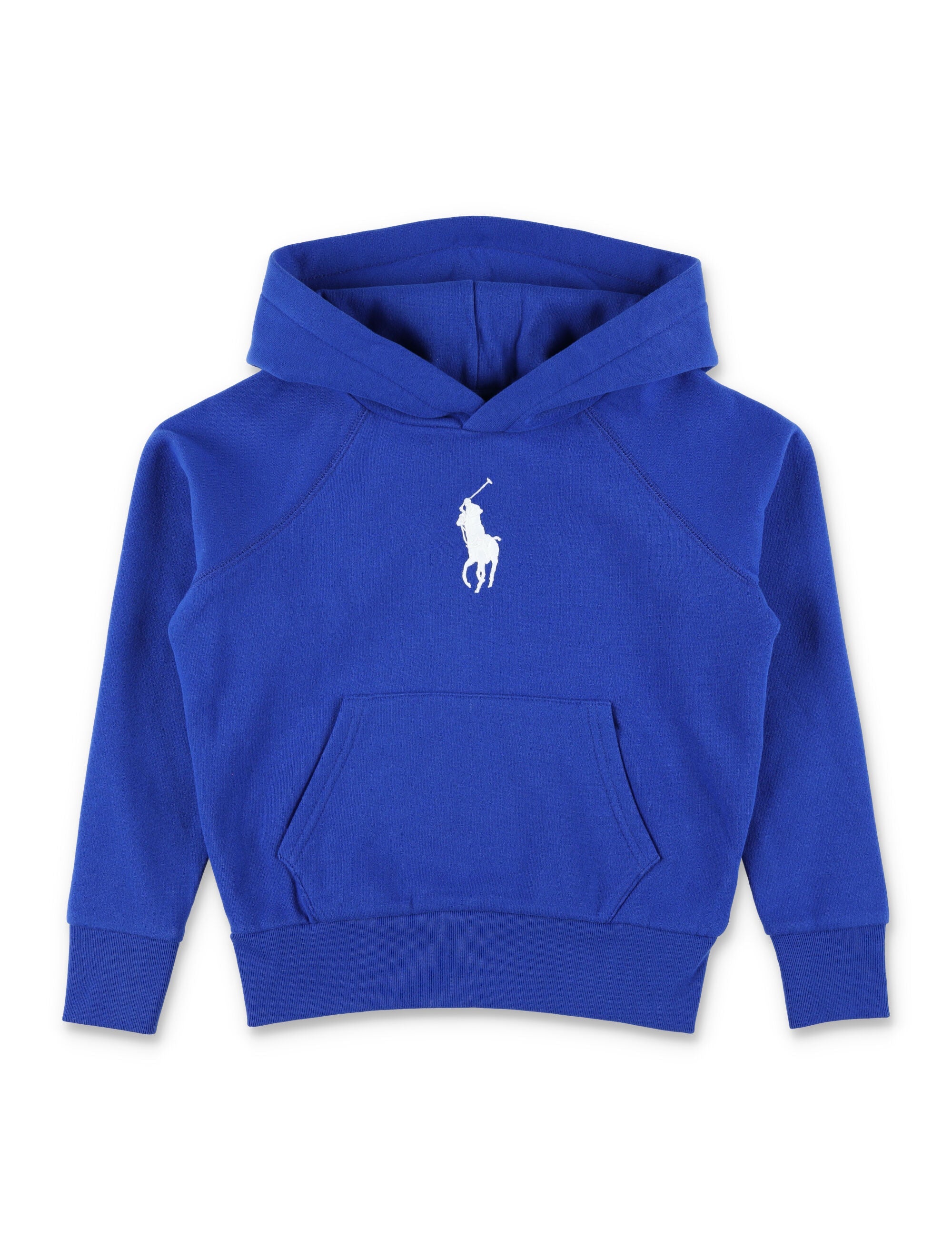 Polo Ralph Lauren hooded sweatshirt with logo for kids Blue Cotton