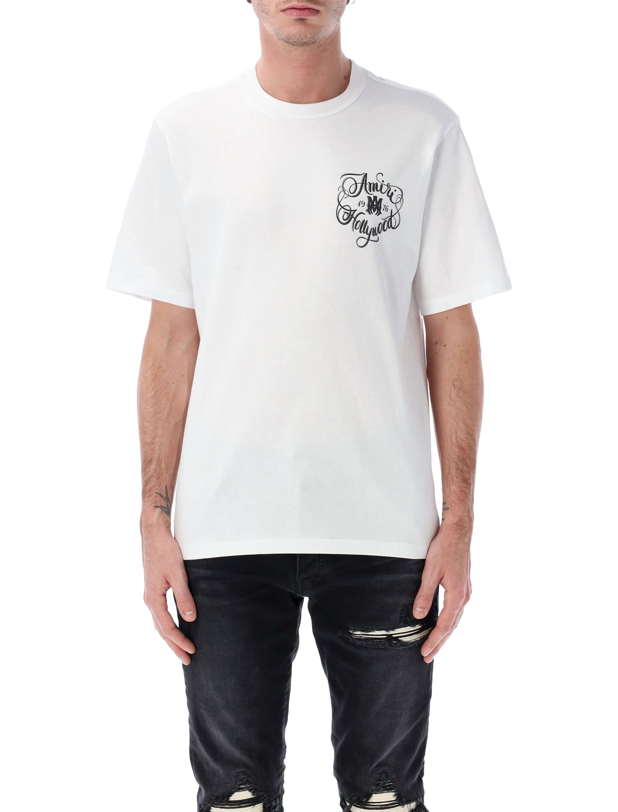 Amiri Hollywood cotton t-shirt White Tshirt