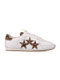 Amiri Leopard Pacific Flat Womans Sneakers Alabaster White + Leo Upper