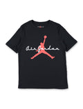 Nike Jordan Air Logo Cotton T-Shirt For Kids Black Tshirt