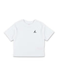 Nike Jordan Boxy Fit Logo T-Shirt For Kids White Cotton Tshirt