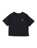 Nike Jordan Boxy Fit Logo T-Shirt For Kids Black Cotton Tshirt