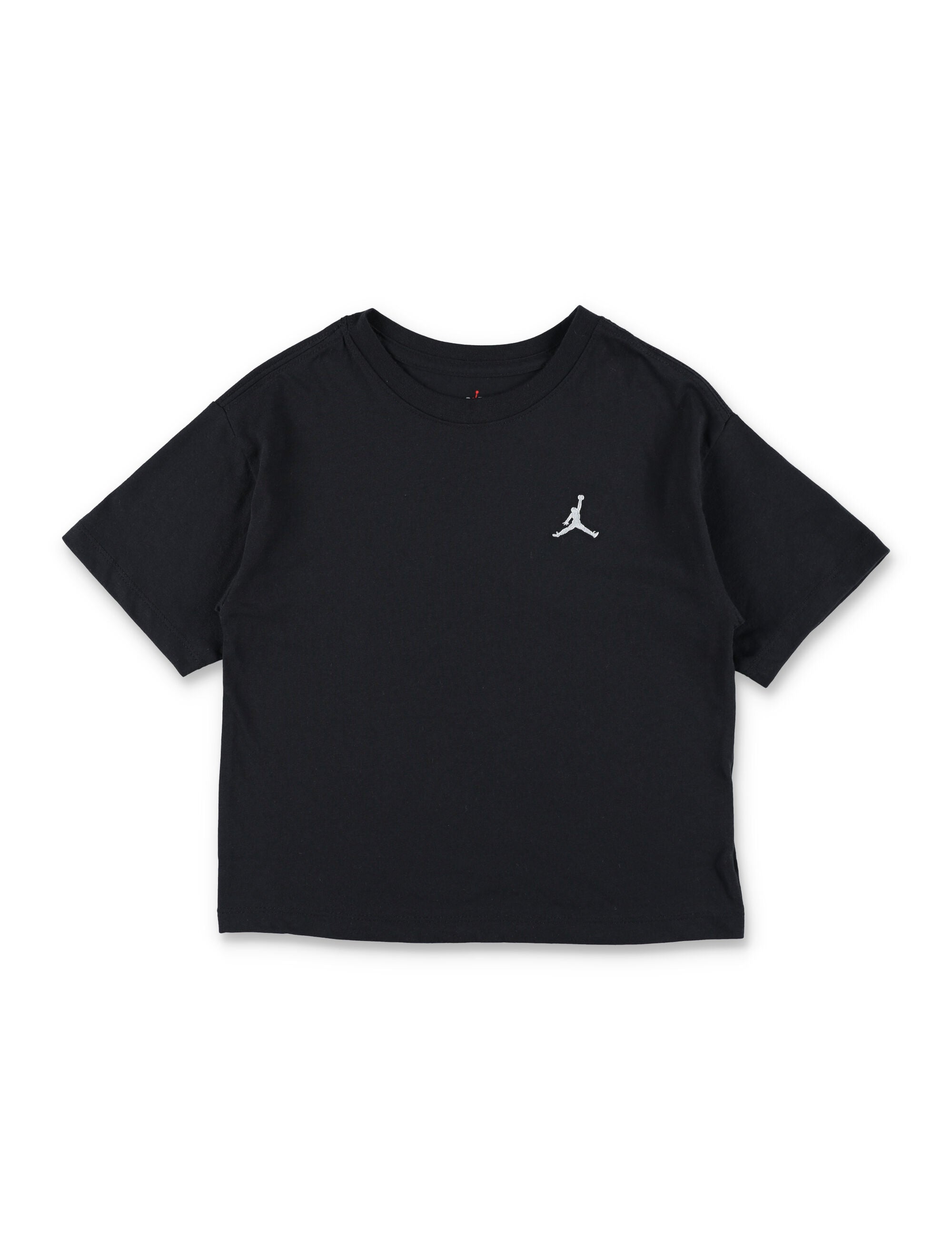 Nike Jordan Boxy Fit Logo T-Shirt For Kids Black Cotton Tshirt
