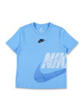 Nike The Zone Oversized Tee For Kids Lblue Cotton Tshirt