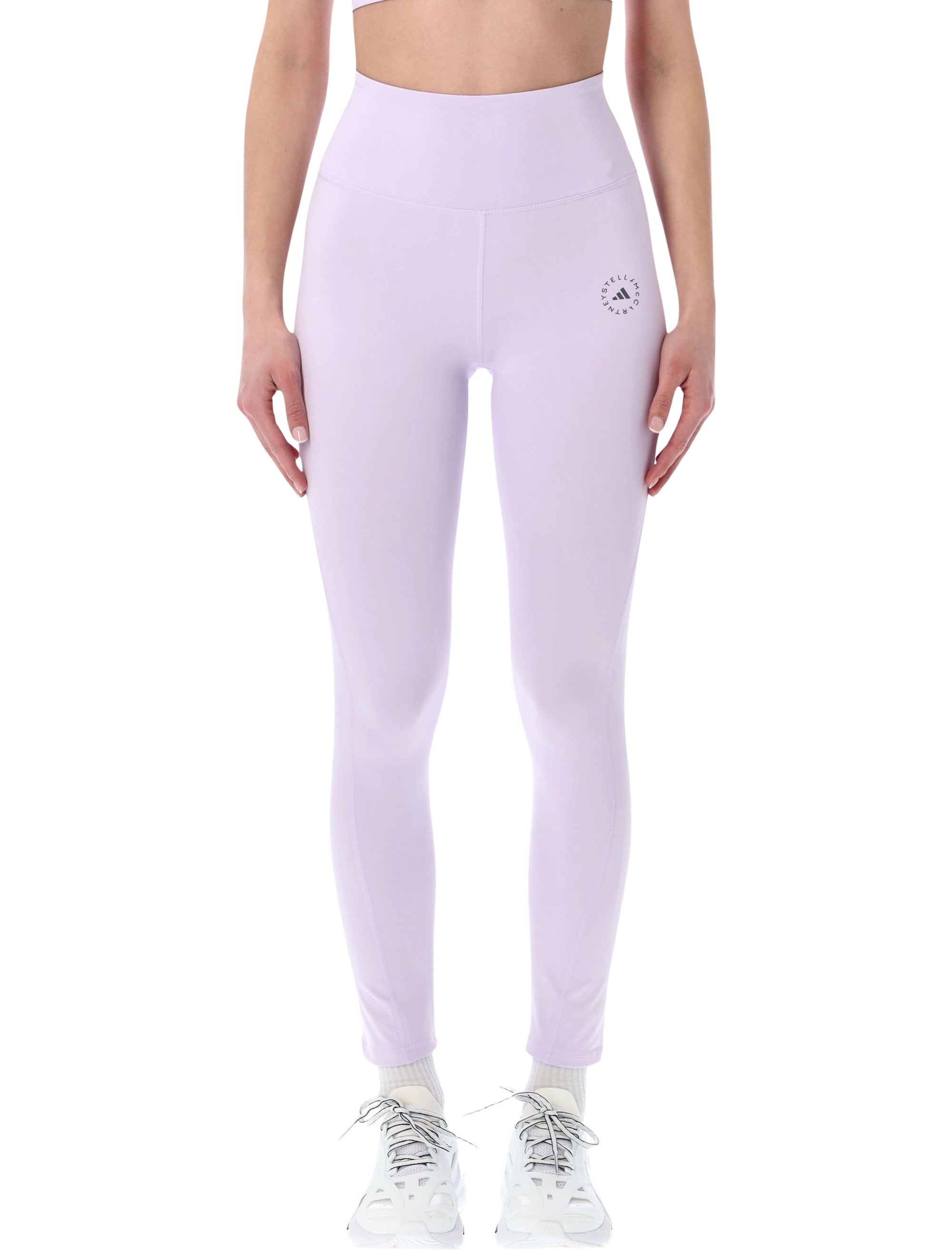 Adidas By Stella Mccartney Yoga 7-8 Leggings Lillac Recycled Polyester