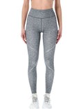 Adidas By Stella Mccartney Printed Running Leggings Onix Recycled Polyester