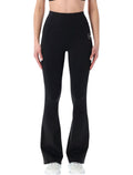 Adidas By Stella Mccartney High-Waisted Flared Leggings Black Recycled Polyamide