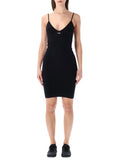 Abito sottoveste senza cuciture di MM6 Maison Margiela Black Cotton Underwear
