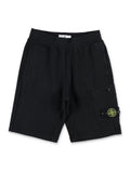 Stone Island Junior cargo shorts Black Cotton