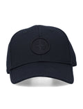 Stone Island Junior cotton logo cap Black Lining Hat