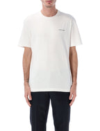 Golden Goose Vintage White Cotton Logo T-Shirt - M