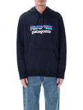 Patagonia P-6 Logo Uprisal hoodie Navy Recycled Polyester Sweatshirt