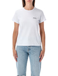 Patagonia P-6 Logo Responsibili-Tee® White Recycled Cotton Tshirt