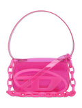 Diesel 1DR jelly shoulder bag Fucsia Thermoplastic Polyurethane