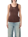 Diesel T-Anki-Od tank top Brown Cotton