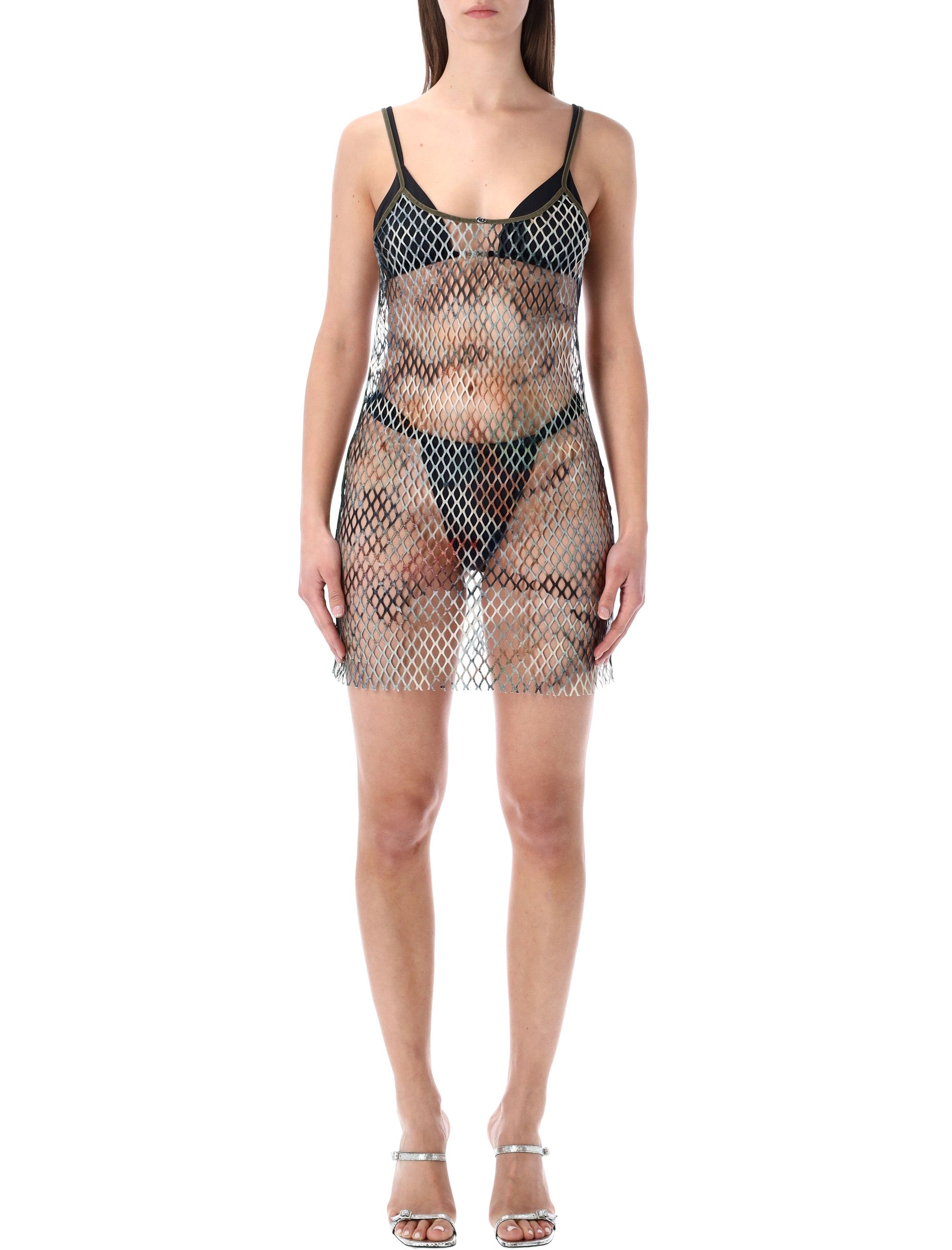 Diesel Kasy mesh beach dress Multicolor Polyester