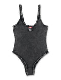 Diesel Maura rib bodysuit Black Cotton