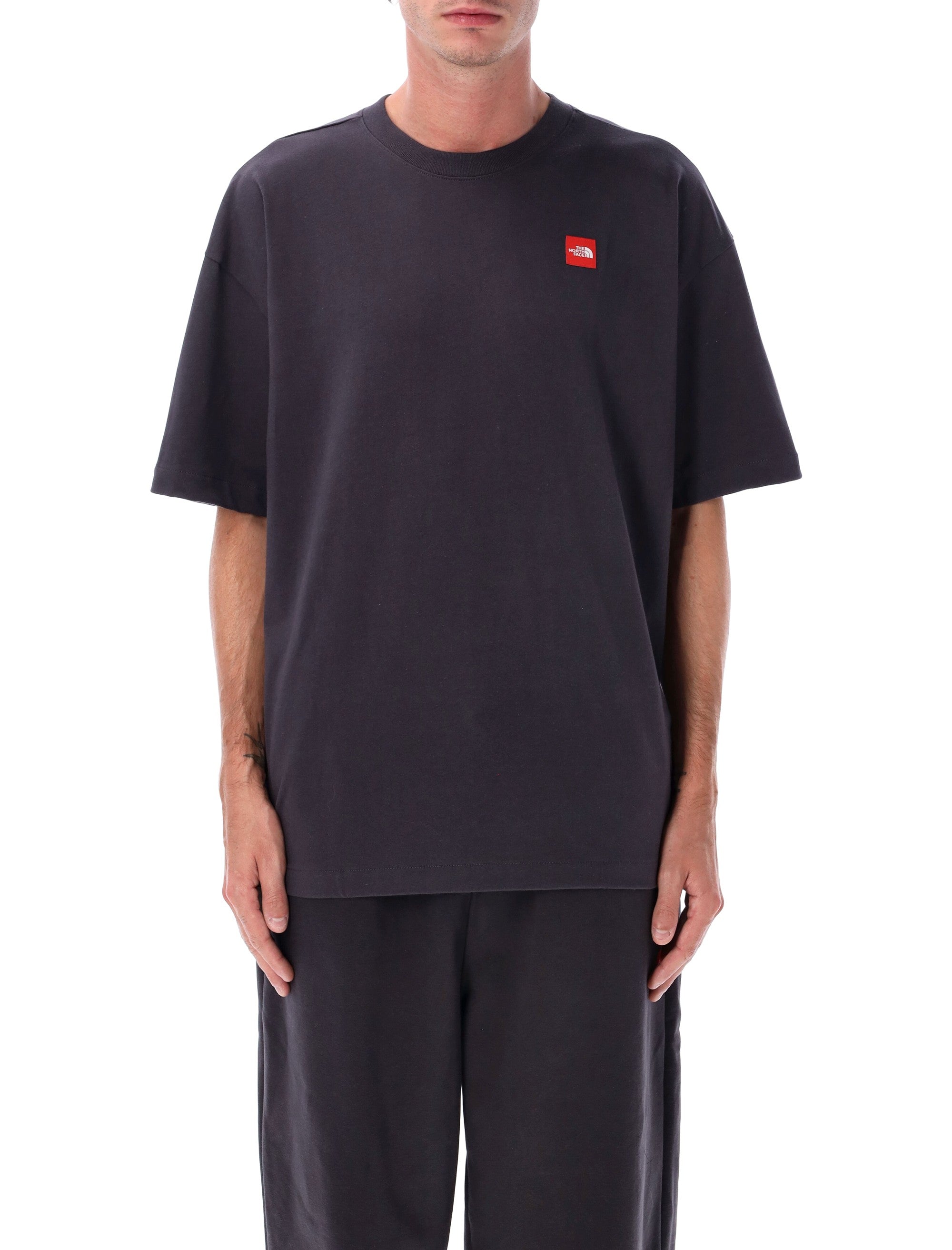 The North Face Red Box t-shirt Black Cotton Tshirt