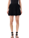 Marant Étoile Nelle frilly knit skirt Black Cotton