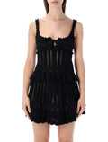 Marant Étoile Neves frilly tank top Black Cotton