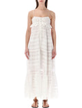 Marant Étoile Paule lace dress White Cotton