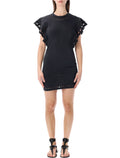 Marant Étoile Orlane cotton dress Faded Black
