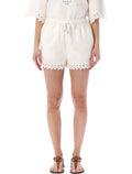 Marant Étoile Balyme cotton shorts White