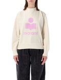 Marant Étoile Moby cotton sweatshirt Ecru Pink