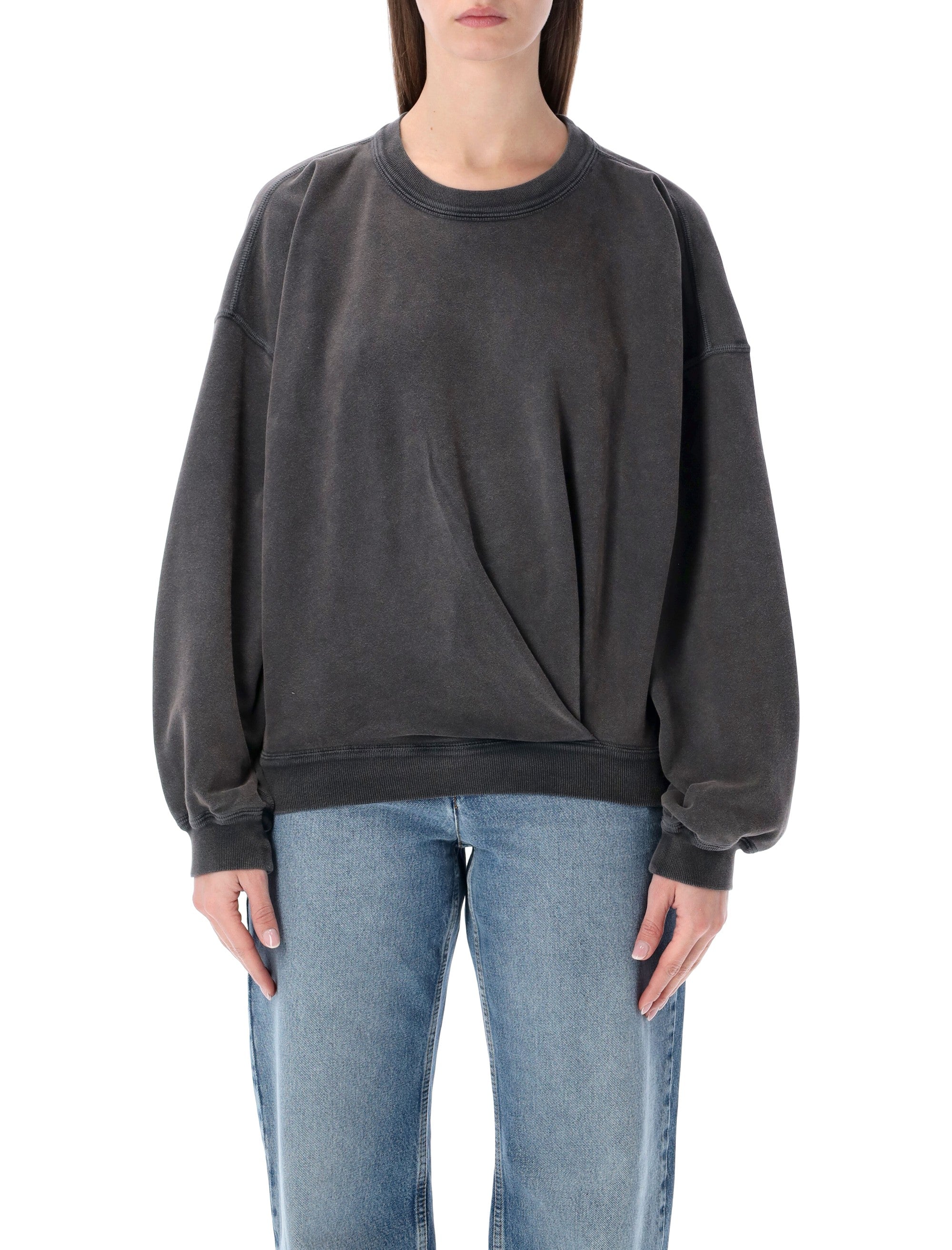 Marant Étoile Sauria cotton sweatshirt Faded Black