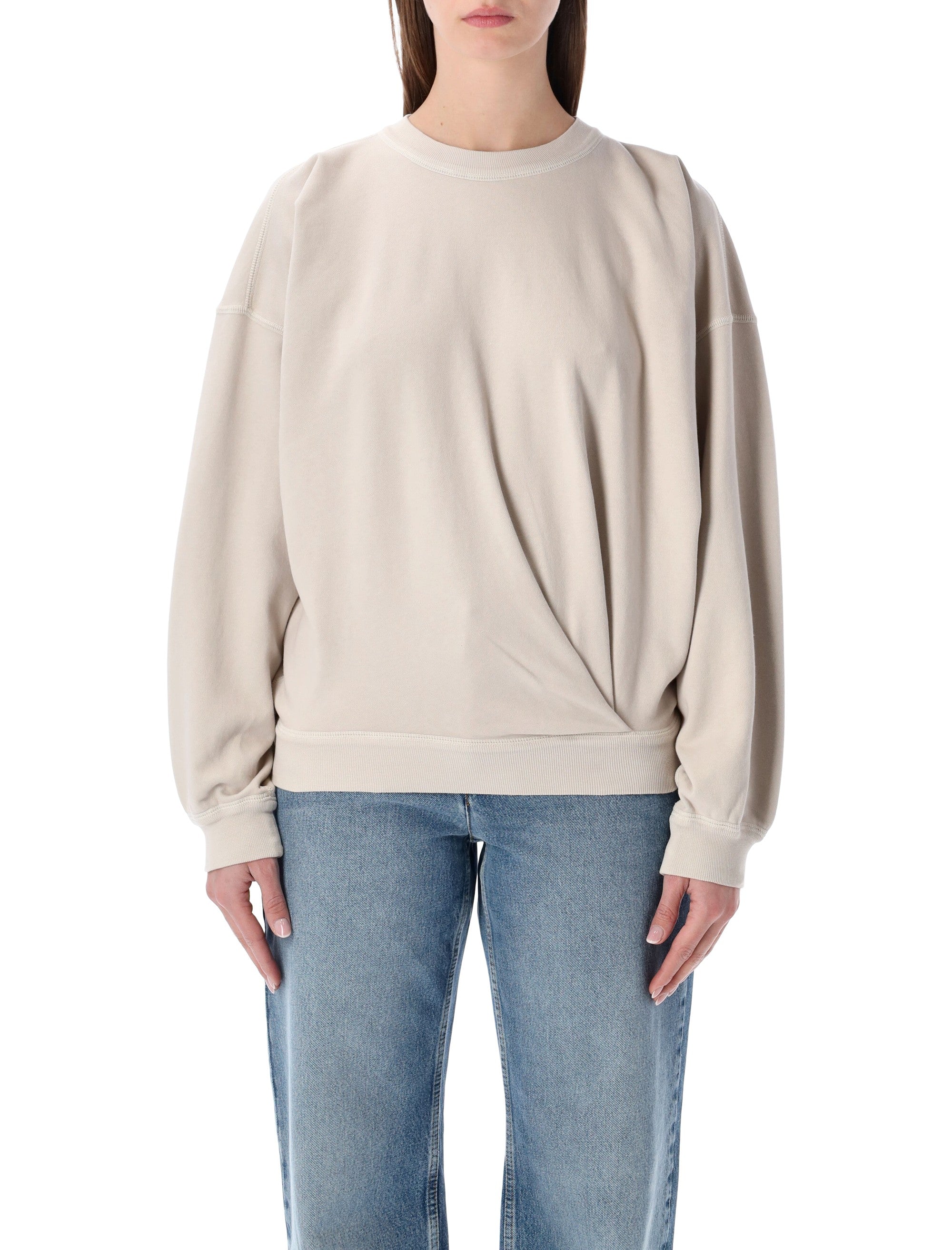 Marant Étoile Sauria cotton sweatshirt Beige