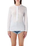 Marant Étoile Lucy linen t-shirt White