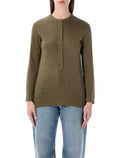 Marant Étoile Lucy linen t-shirt Dark Khaki