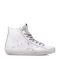 Golden Goose Francy womens hi-top sneaker White Silver Upper
